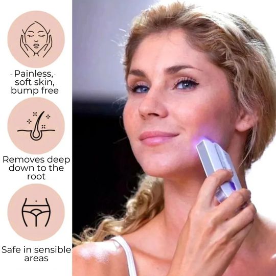 Herglide Epilator | Painless Facial & Body Hair Remover