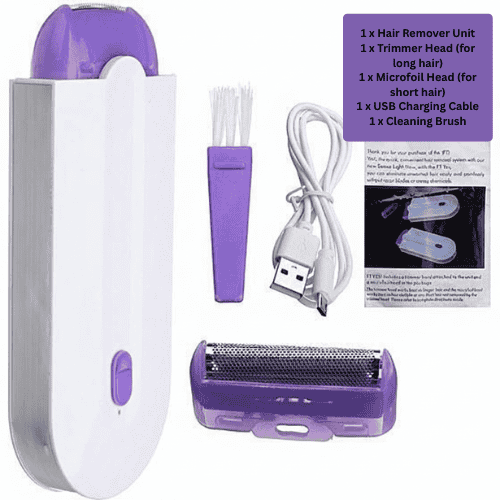Herglide Epilator | Painless Facial & Body Hair Remover